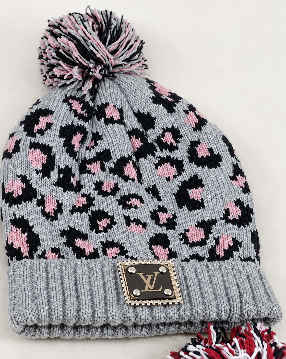 ✨ Upcycled Luxe Pom Beanie