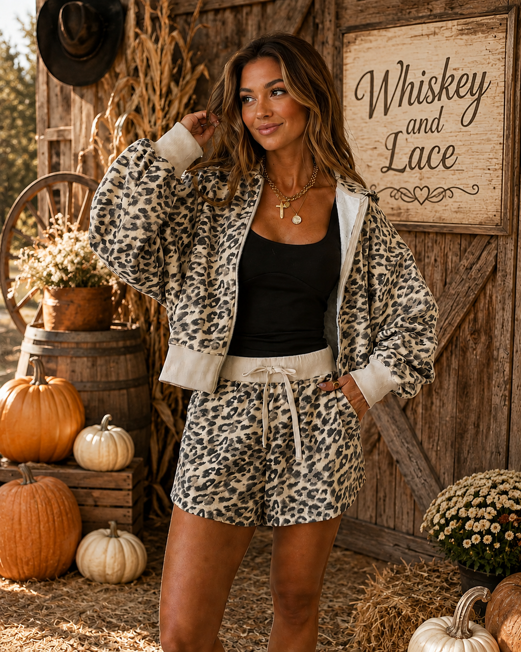 🐆🤎 Wild Side Leopard Lounge Set 🤎🐆