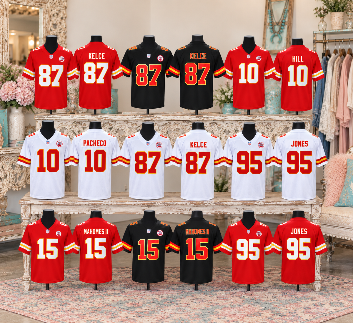 ❤️✨🏈 KC Custom Game Day Jersey🏈✨
