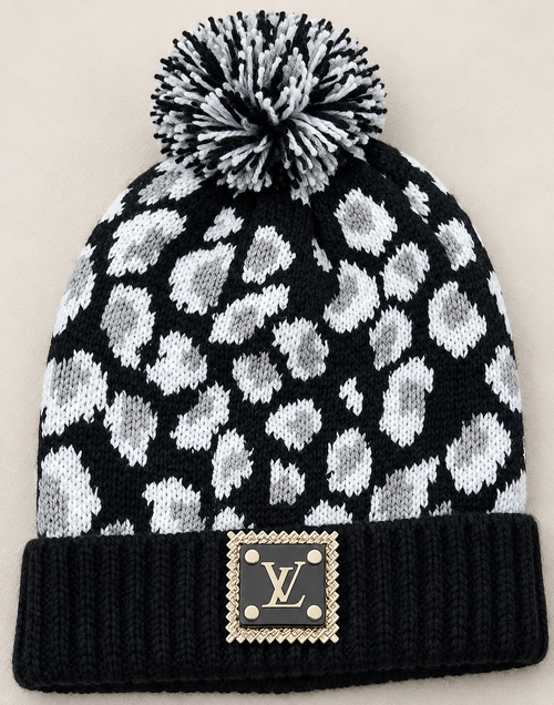 ✨ Upcycled Luxe Pom Beanie