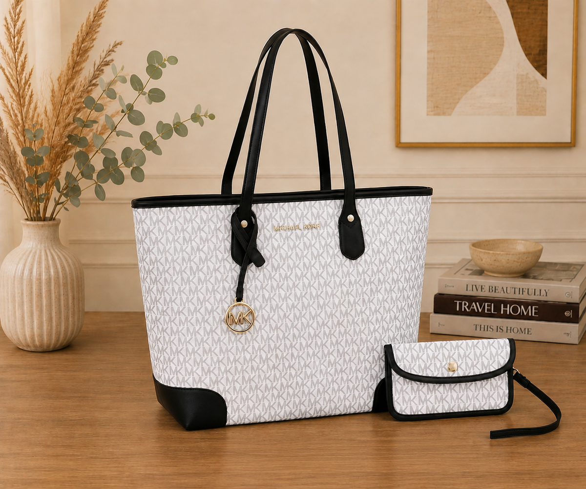 🤍✨ The Uptown Luxe Upcycled Tote Set ✨🤍