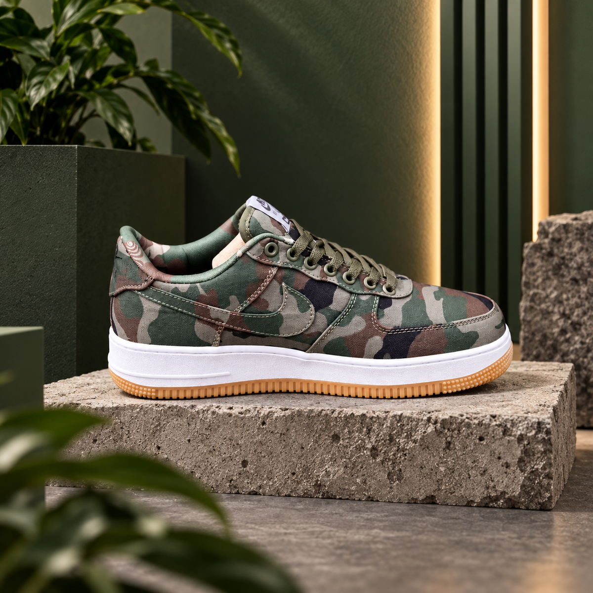 👟 Camo Rebel Custom Sneakers 🖤