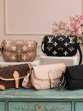 ✨👜 Upcycled Magnolia Crossbody  5 Color Boutique Bag Bundle